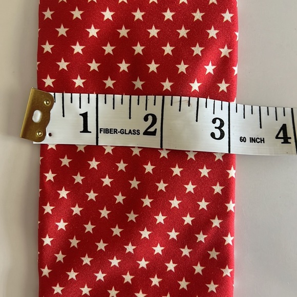 Moschino ❤️ Silk Stars Striped Tie - Picture 6 of 6